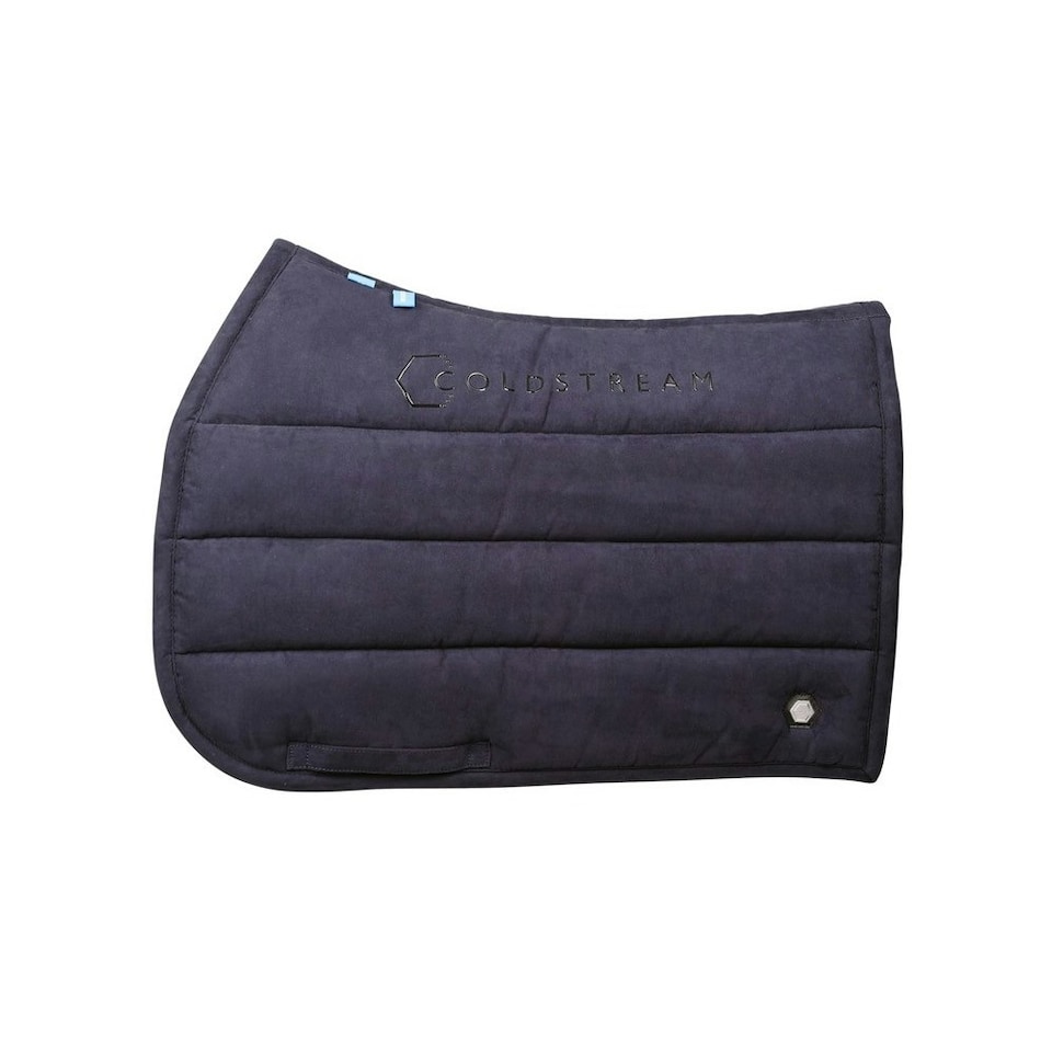 Coldstream Belford Suede Horse Saddlepad - Navy - Pony/Cob