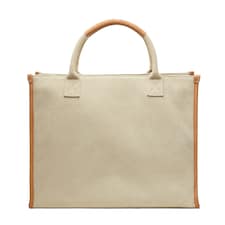 Vinga Bosler Recycled Canvas Tote - Beige - One Size Brown