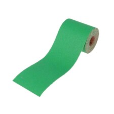 Faithfull 115mm Green Aluminium Oxide Paper Roll - Multi Colour - 5m length 60G