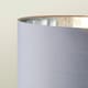 image 2 of ValueLights Morrigan Grey Wood Tripod Floor Lamp Grey & Chrome Shade Grey