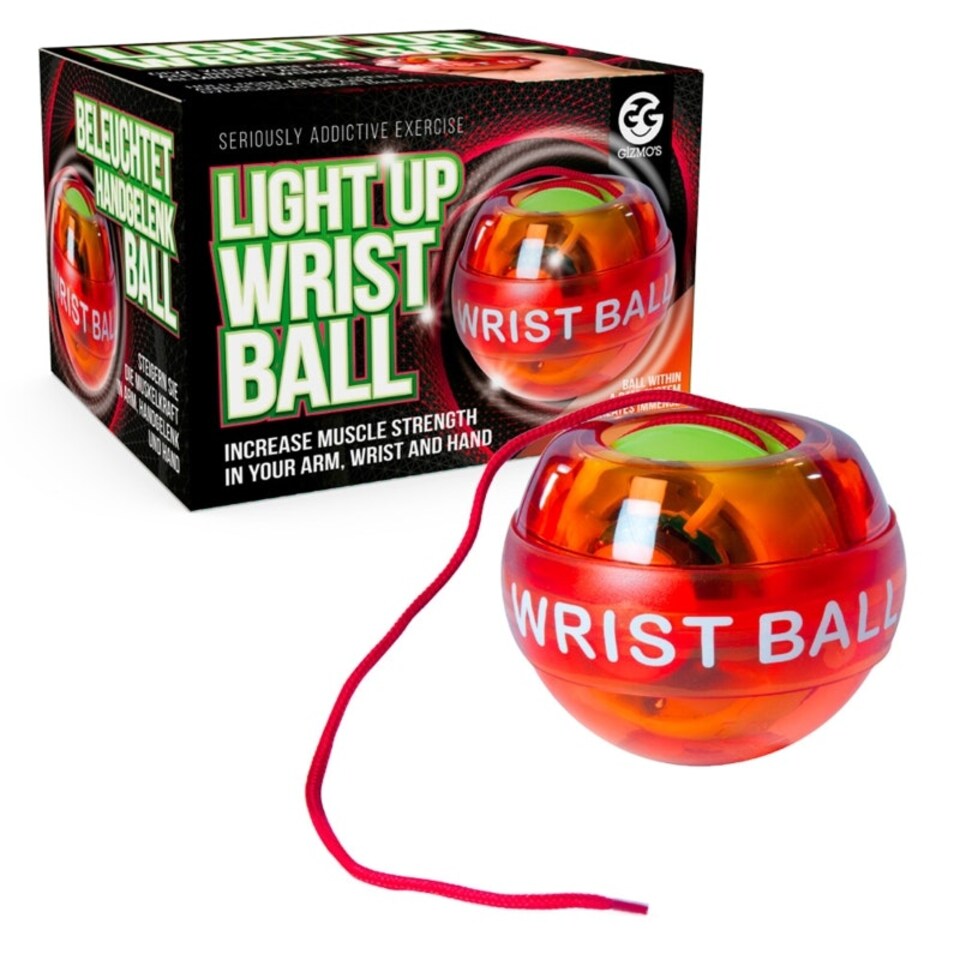 image 1 of Light Up Wrist Ball Orange