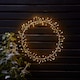 image 2 of ValueLights Christmas Firecracker Hoop White Outdoor Wall Light | White