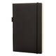 image 2 of XD Collection Deluxe Kraft Hard Cover A5 Notebook - Black - One Size
