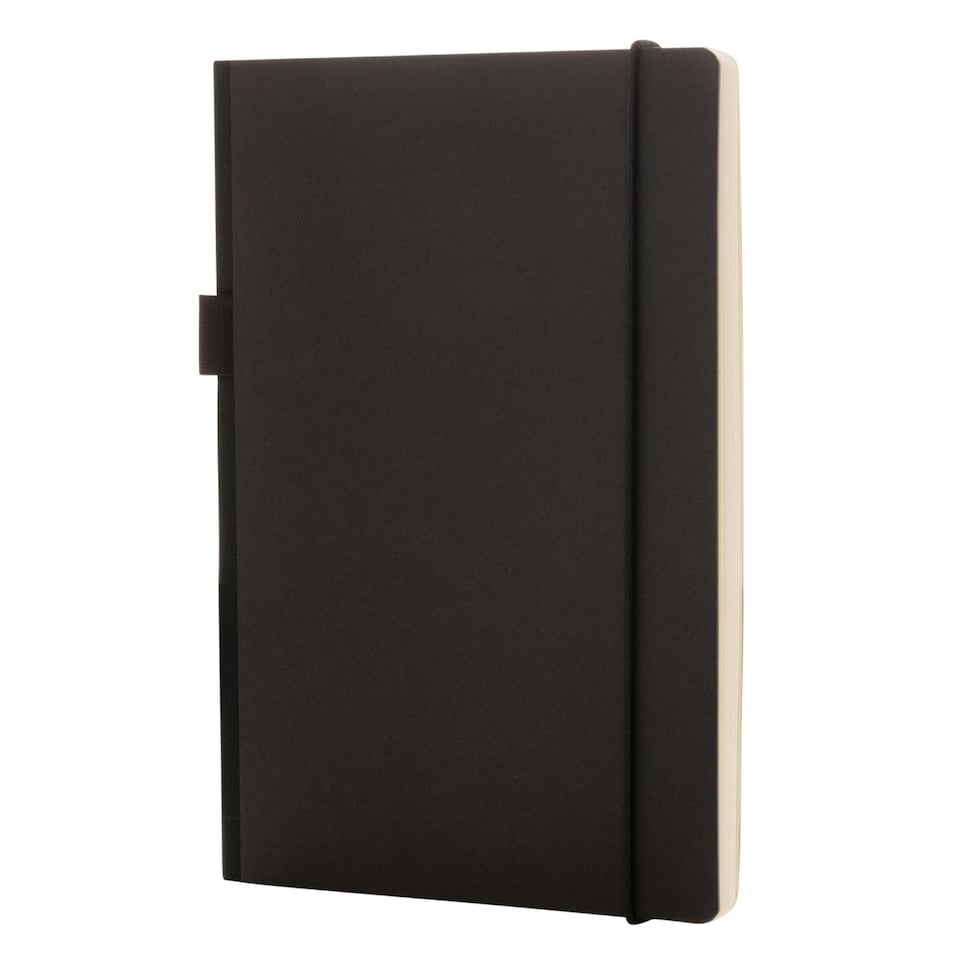 image 1 of XD Collection Deluxe Kraft Hard Cover A5 Notebook - Black - One Size