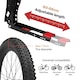 image 4 of Monvelo Bike Racks Garage Wall Mount Bicycle Storage Adjustable Foldable Swivel