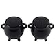 image 2 of Cauldron Salt & Pepper Shaker Set - Black