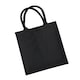 image 2 of Westford Mill Jute Mini Tote Shopping Bag (14 Litres) (Pack of 2) - Black - One Size