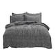 image 2 of Velosso Teddy Marl Fluffy and Warm Fleece Duvet Cover Set Pink | Blush | Single