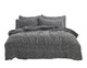 image 2 of Velosso Teddy Marl Fluffy and Warm Fleece Duvet Cover Set | Pink | Blush | Single