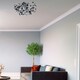 image 5 of First Choice Lighting Set of 2 Chrome Swirl Ribbon Dome Ceiling Fitting Chrome | Chrome