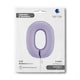 image 2 of Satin Lilac Number 0 Giant Foil Helium Balloon 102cm / 40 in