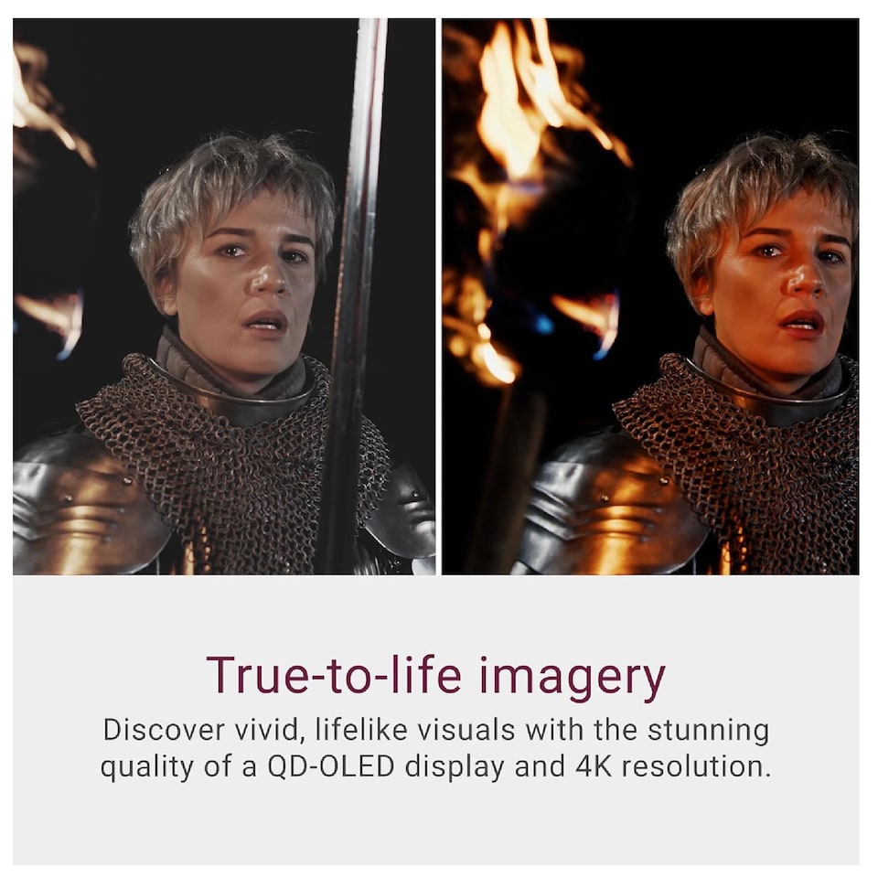 image 1 of Dell Plus S3225QC 32-Inch QD-OLED UHD 4K 120K Freesync Premium Pro Height Adjustable Monitor