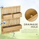 image 8 of Outsunny Wooden Garden Planters with Trellis Wall-mounted Raised Garden Bed