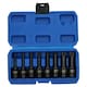 image 1 of Spline Socket set Triple Square 1/2" Drive M5 - M18 8pc Deep Impact AT831