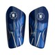 image 1 of Chelsea FC Childrens/Kids Team Slip-In Shin Guards - Blue/White - 10-11 Years