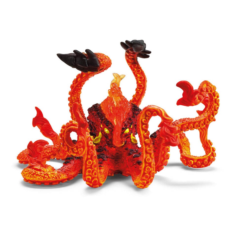 image 1 of SCHLEICH Eldrador Creatures Ice Bug vs. Fire Kraken Toy Figure (70826)
