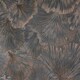 image 1 of Erismann Martinique Leaf Textured Vinyl Wallpaper - Charcoal - 10m x 53cm | Black