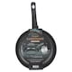 image 2 of Pressed Carbon Saucepans Casserole Pots Frying Pans Induction Soft Touch Handles | Black | Black | 28cm Frying Pan | 1