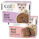 image 1 of Catit Cuisine Beef Mix Cat Food Bundle (12) Pate & Stew