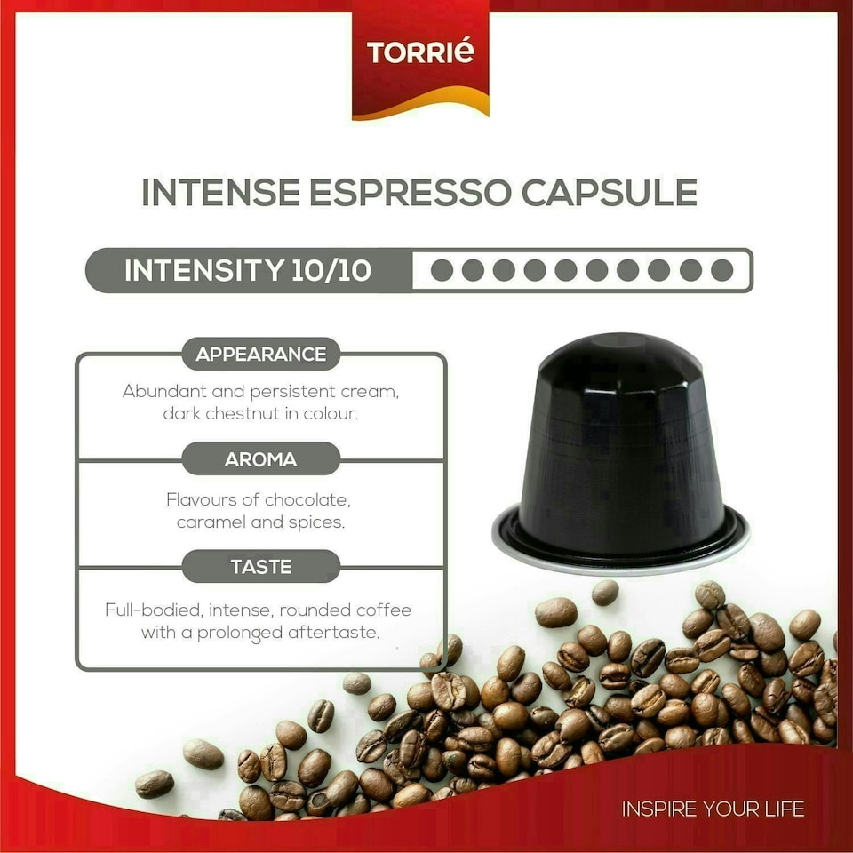 image 1 of Intense Aluminium Nespresso ® Compatible Coffee Capsules (120 Pods)