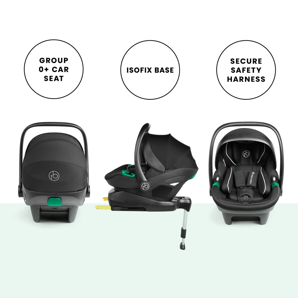 image 1 of Ickle Bubba STRATUS i-SIZE INFANT CARRIER & ISOFIX BASE