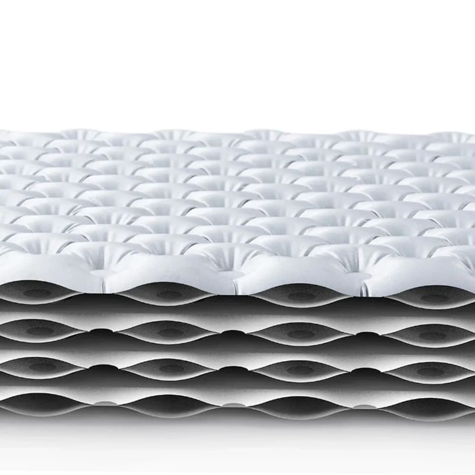 image 1 of TuYe 5.8 Ultralight Inflatable Square Mattress | Silver | Carbon Silver | 183x58cm