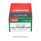 image 3 of Timco - Classic Multi-Purpose Screws - PZ - Double Countersunk - A4 Stainless Steel  (Size 4.0 x 60 - 200 Pieces)