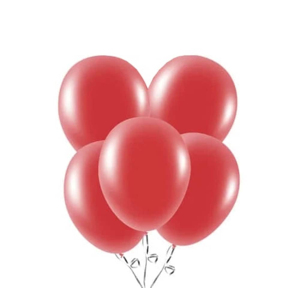Ruby Red Biodegradable Latex Balloons 23cm / 9 in - Pack of 20