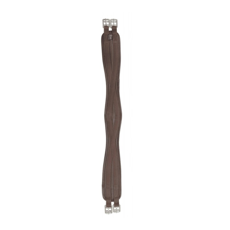 image 1 of Shires Anti-Chafe Elastic Horse Girth - Brown - 30in