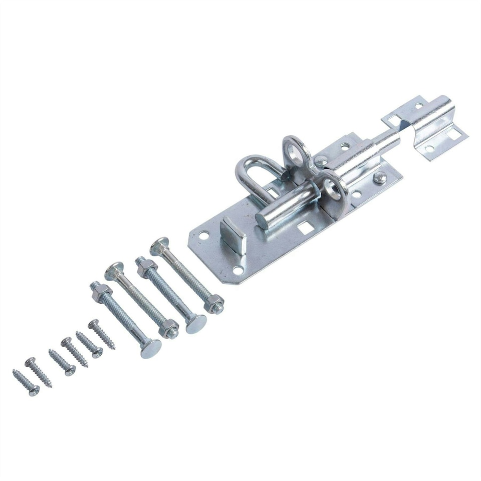 image 1 of Blackspur Steel Brenton Gate Bolt - 100mm - Silver