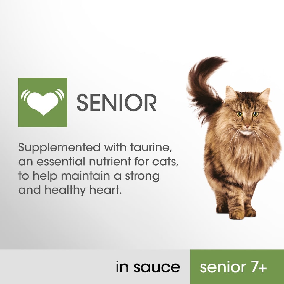 image 1 of 48 x 85g Perfect Fit Senior 7+ Wet Cat Food Pouches Mixed Flavours In Sauce