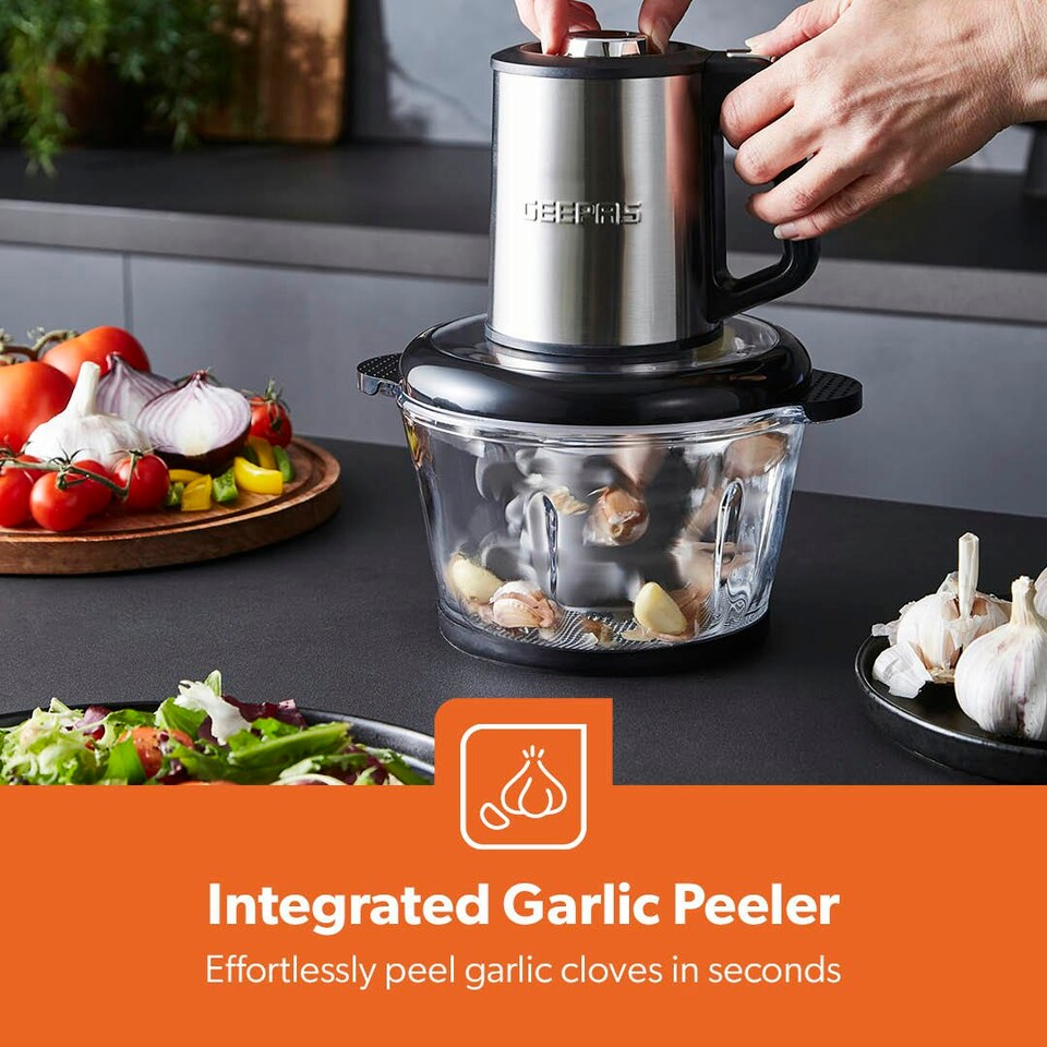 image 1 of GEEPAS Mini Food Processor, 2L | 500W