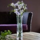 image 2 of Vase: 32cm Dartington Crystal Lavender Bloom Vase, Crystal Glass Clear