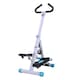 image 9 of HOMCOM Foldable Stepper Adjustable Step Machine with Handlebar LCD Display, White