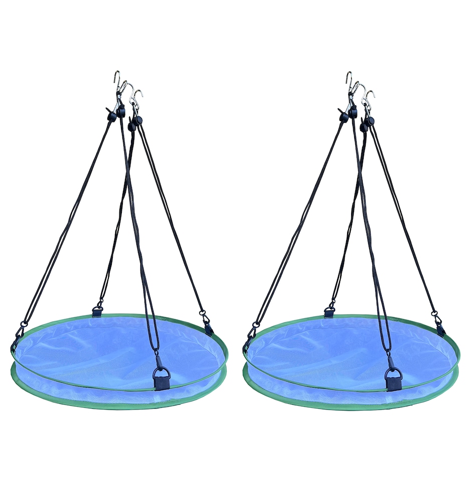 image 1 of Large Mesh Bird Feeder Seed Catcher Tray (Set of 2)