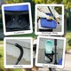 image 6 of PawHut Lightweight Foldable Dog Stroller for Mini Dogs Blue