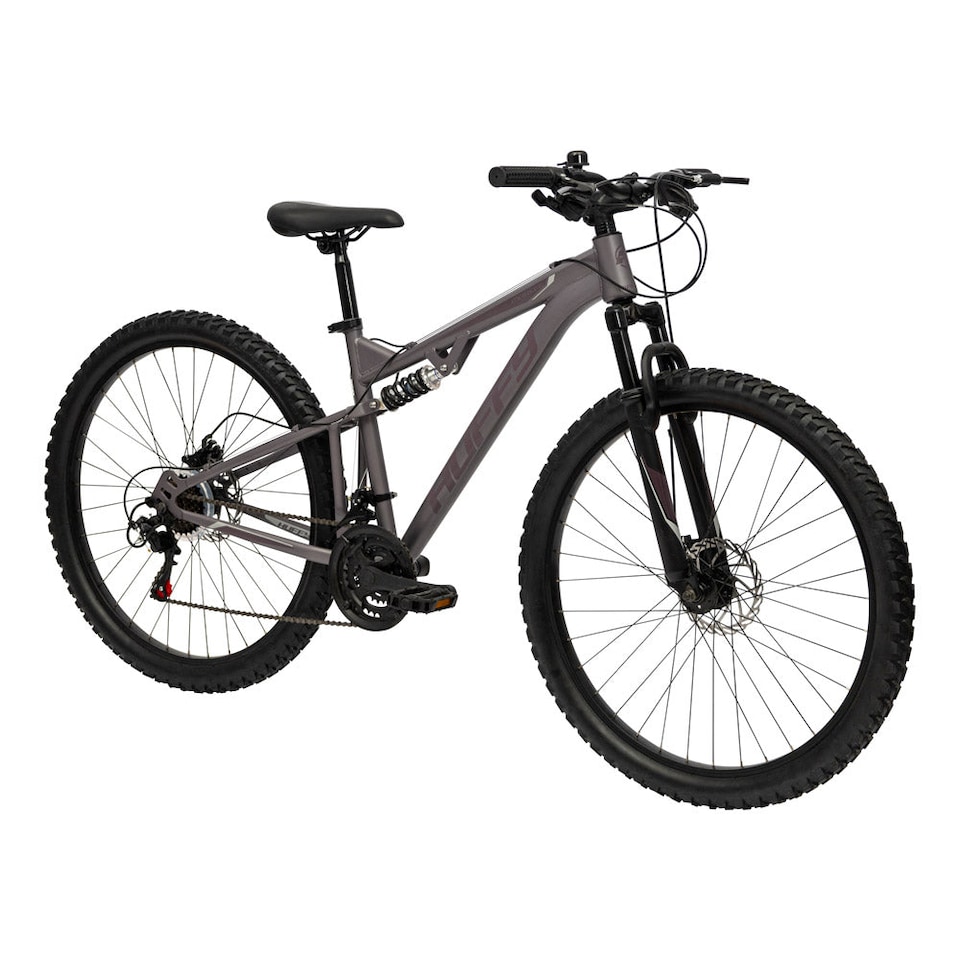 image 1 of HUFFY Marker 27.5-Inch Matte Heather Full Suspension 21-Speed Mountain Bike (26752W)
