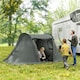 image 8 of Outsunny 3 Man Camping Tent with 2 Bedrooms, 3000mm Waterproof, Grey 