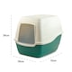 image 4 of KCT Hooded Green Cat Litter Box | Green | One Size | 1