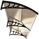 image 8 of Outsunny Outdoor Curved Window Porch Canopy Awning UV Rain Cover 0.8x2m Brown | Brown | Brown | 1