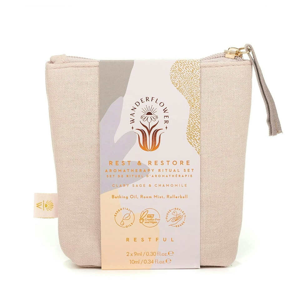 image 1 of Wanderflower Rest and Restore Aromatherapy Ritual Set