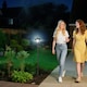 image 2 of Outsunny Outdoor Garden Solar Light with Base Freestanding Energy-saving Optical