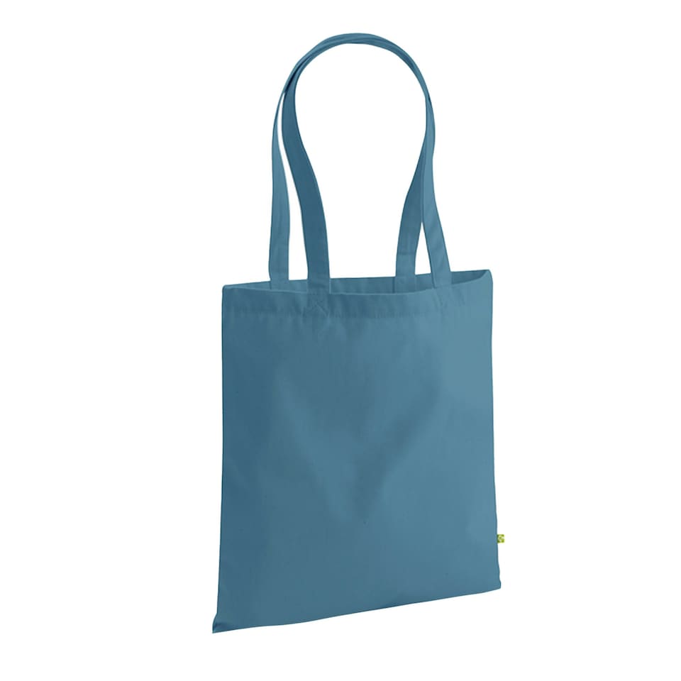 Westford Mill EarthAware Organic Shopper Bag - Airforce Blue - One Size Blue