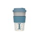 image 1 of KitchenCraft 410ml Bamboo A to Z Letter "I" Reuseable Mug Multi