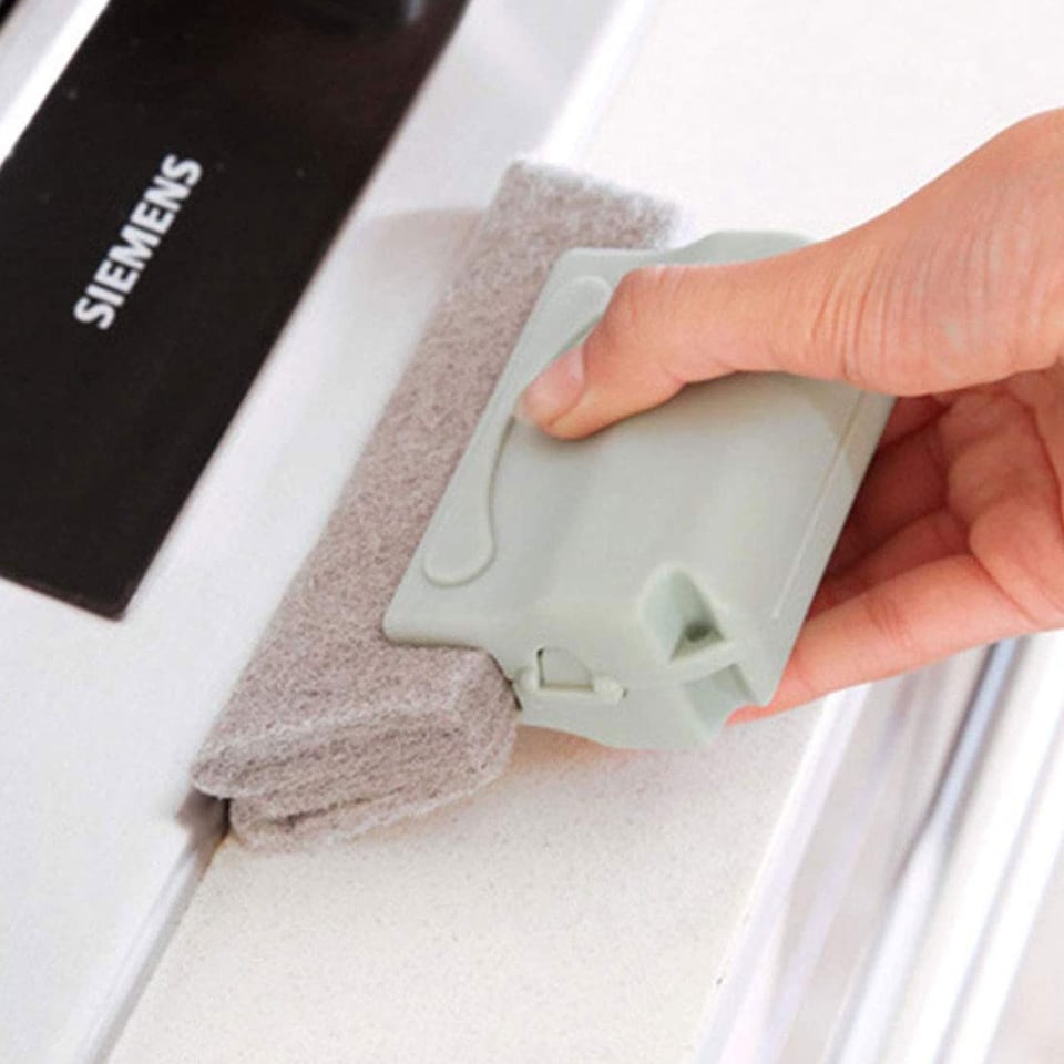 image 1 of Haven Household Groove Gap Cleaning Brush, Blue