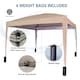 image 5 of MCC Direct Gazebo 3x3 Pop up with Sides Beige | Cream | Beige