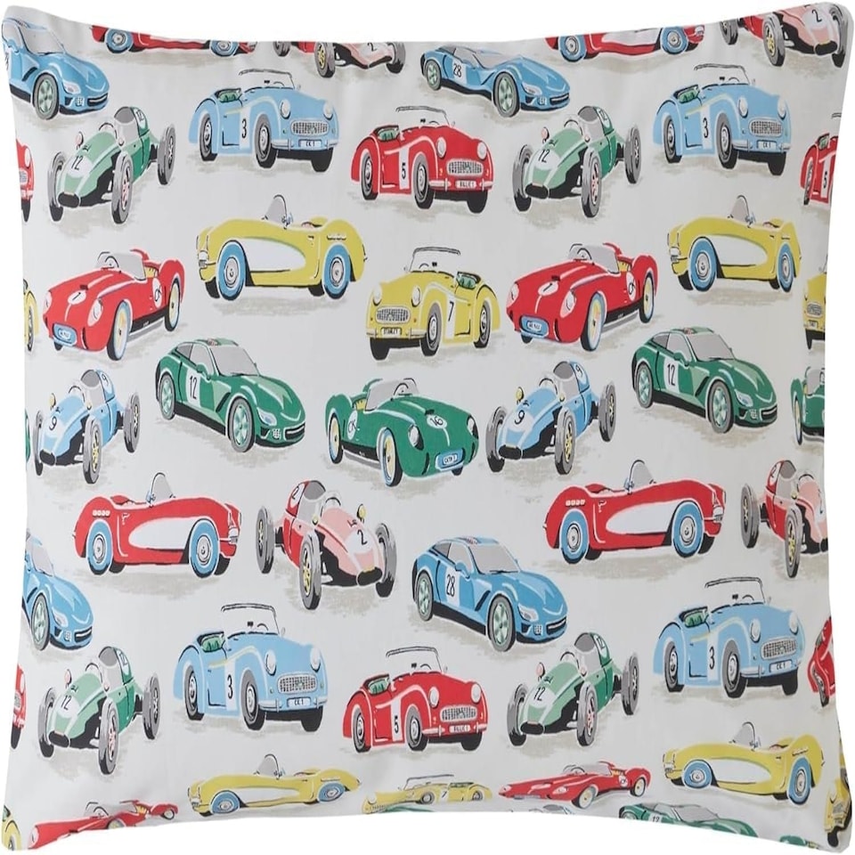 image 1 of Cath Kidston Vintage Cars Multi Double Duvet Cover Set