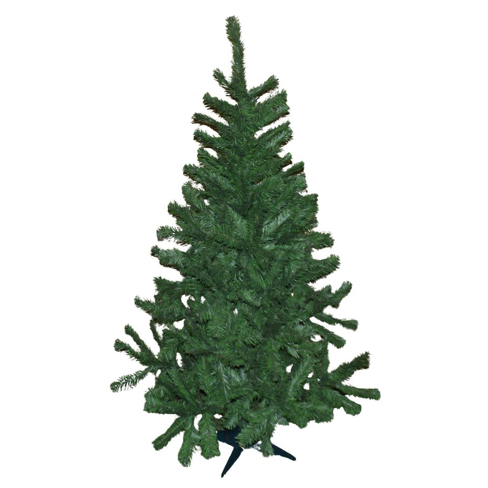 image 1 of 4ft Colorado Spruce Christmas Tree in Green with 287 tips 70cm Diameter Green | One Size