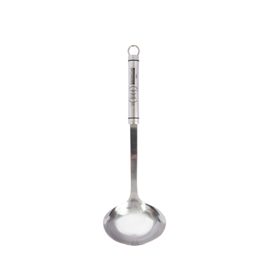 image 1 of KitchenCraft Soup Ladle Silver Stainless Steel 33cm