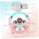image 6 of Kids Pretend Driving Steering Wheel Toy – Backseat Car Playset with Lights, Sounds & Music, 360° Rotation, Suction Cup Mount